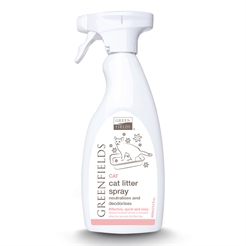 Greenfields Cat Litter Spray Fjern Ubehagelig Lugt fra Kattebakken 400ml