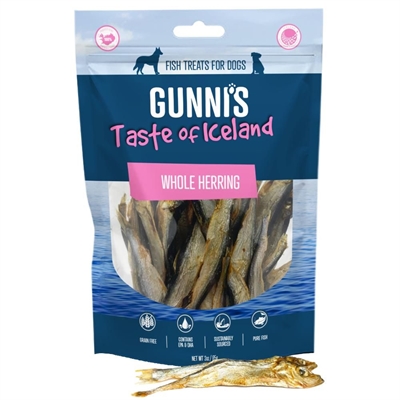 Gunni's Whole Herring Hele Tørrede Sild Fra Island 85g