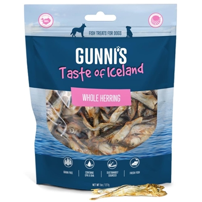 Gunni's Whole Herring Hele Tørrede Sild Fra Island 255g
