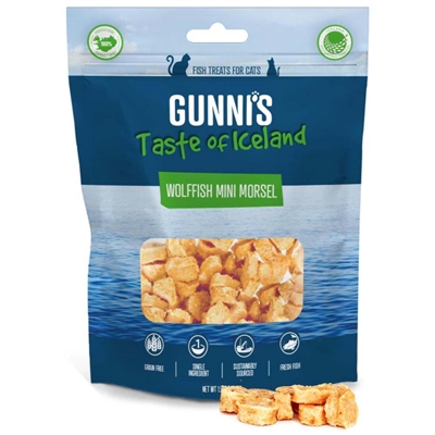 Gunni's Cod Mini Morsel Minigodbidder med Havkat Fra Island 42,5g