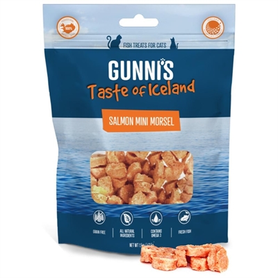 Gunni's Cod Mini Morsel Minigodbidder med Laks Fra Island 42,5g
