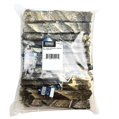 Gunni's Fiskegodbid Til Hunden Tyggepinde af Torsk 20cm 25stk