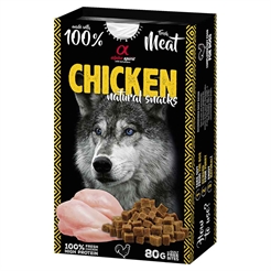 Alpha Spirit Hunde Godbidder af 100% Fersk Kød CHICKEN 80g