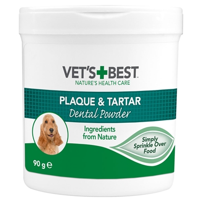 Vets Best Dental Powder For Dogs Tandpleje Pulver 90gram