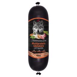 Alpha Spirit Mediterranean Diet Multiprotein Sausages Vådfoder Til Hund 350g