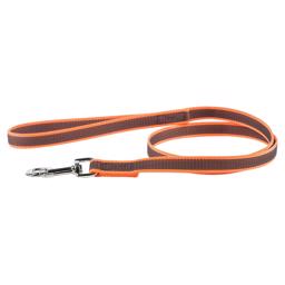 Julius K9 Super Grip Hundeline MED håndtag Orange & Grå 1,8 Meter 20mm