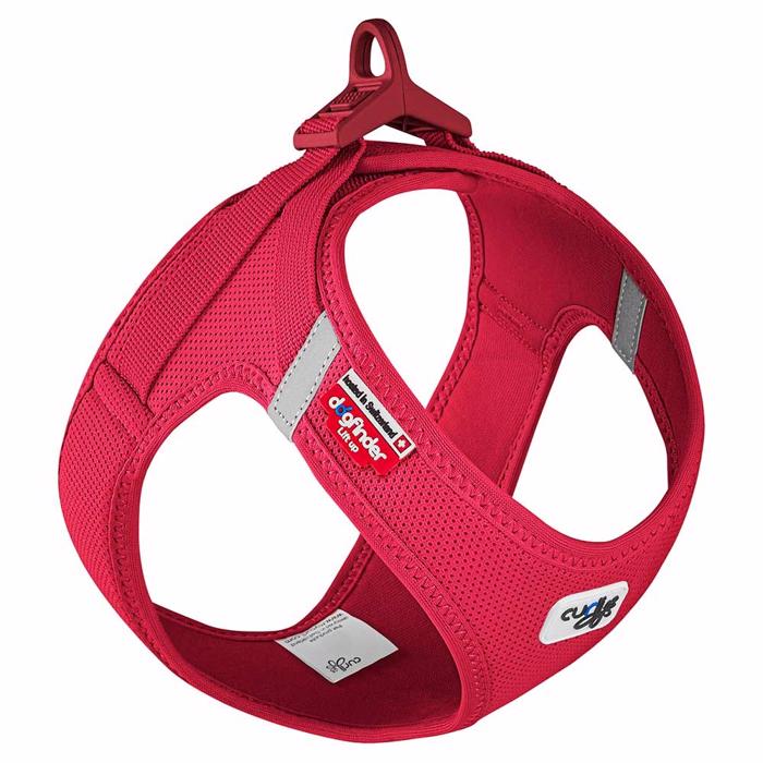 Curli Hundesele Clasp Air-Mesh Red