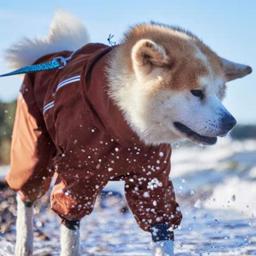 Hurtta Mudventure Regndragt Overall ECO i Farven Cinnamon