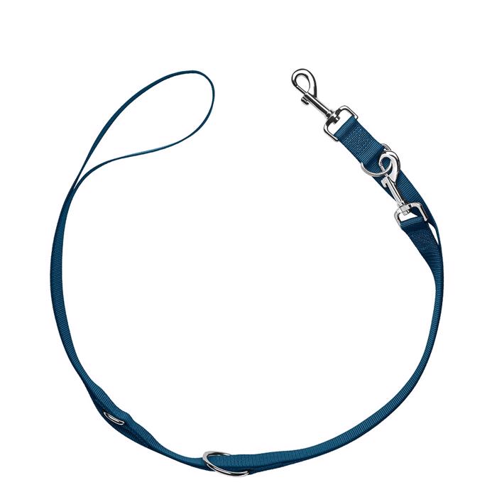 Hunter London Justerbar Hundeline Blå
