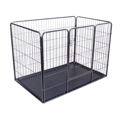 Topmast Hvalpe Kravlegård PuppyPen 125x80x90 cm