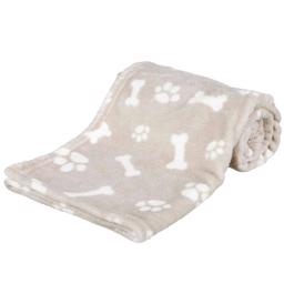 Trixie Hundetæppe Fleece Plys Model Kenny Beige