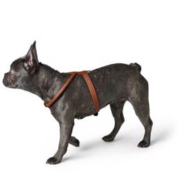 Hunter Hundesele Elg Rundlæder Soft Petit Cognac