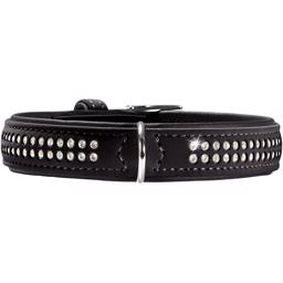 Hunter Halsbånd Design Softie Deluxe 2 Rækker Sten BLACK