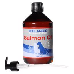 Icelandic Premium Salmon Oil Super Kvalitet Lakseolie Til Kæledyr