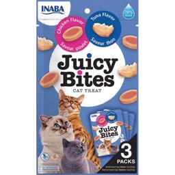 Inaba Churu Juicy Bites Saftige Katte Godbidder Kylling & Tun 3pack - DATOVARER