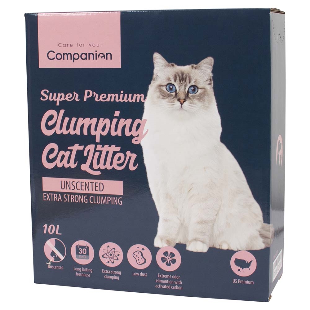 Companion Super Premium Klumpende Kattegrus U/duft 10L