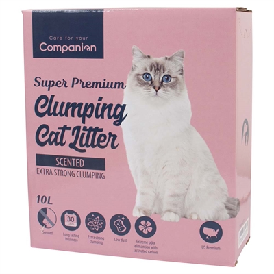 Companion Super Premium Klumpende Kattegrus M/duft 10L