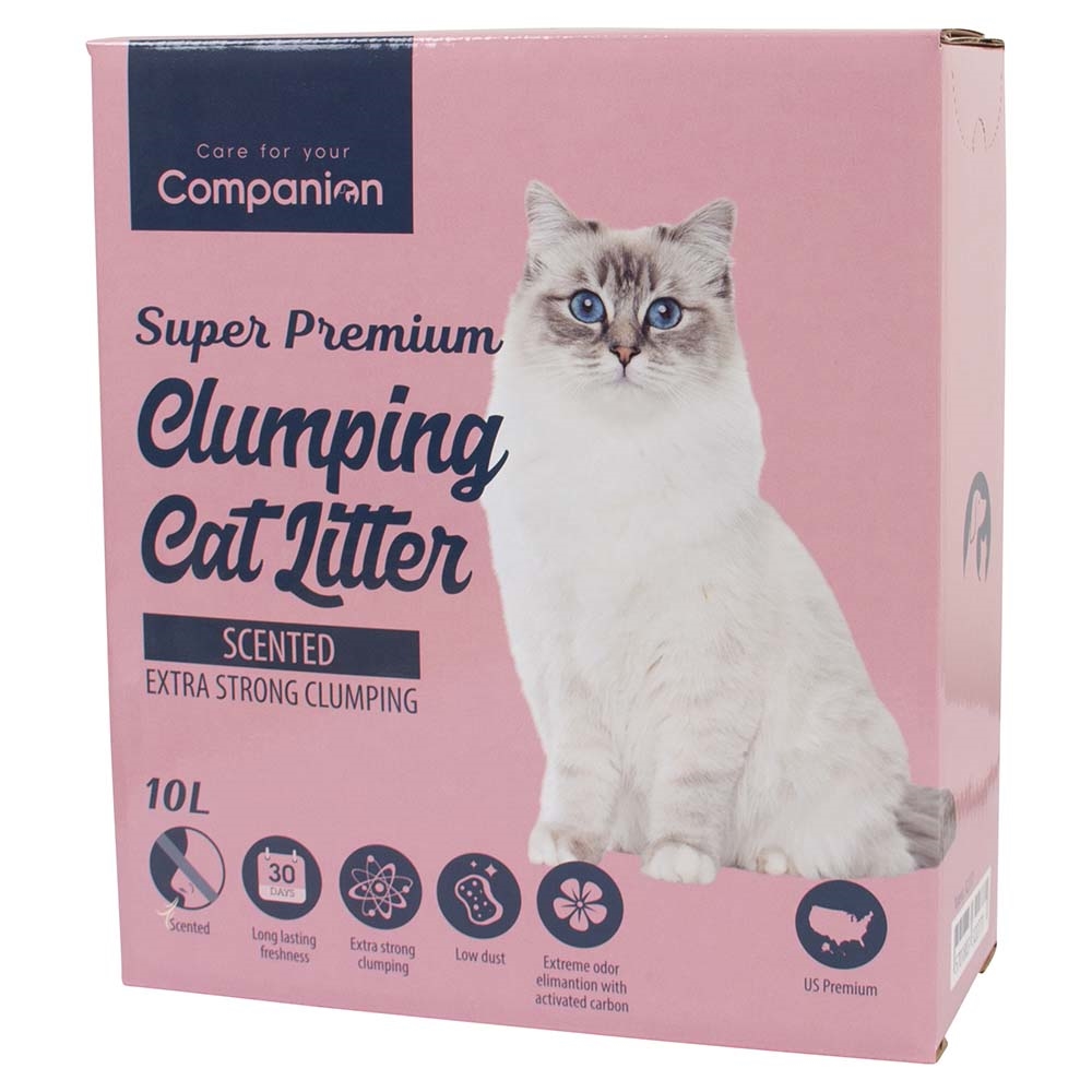 Companion Super Premium Klumpende Kattegrus M/duft 10L