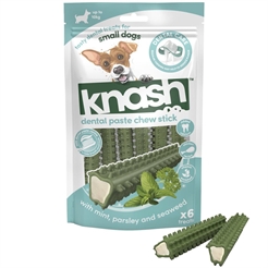 Knash Dental Paste Chew Stick Tandbørste Snack Mint SMALL