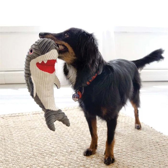 KONG Cuteseas Rufflez Shark Hundebamse M/L