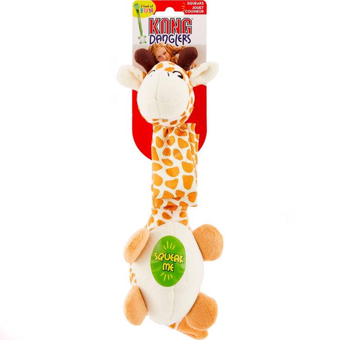 Kong Danglers Giraf Hundelegetøj Langt og Lækkert