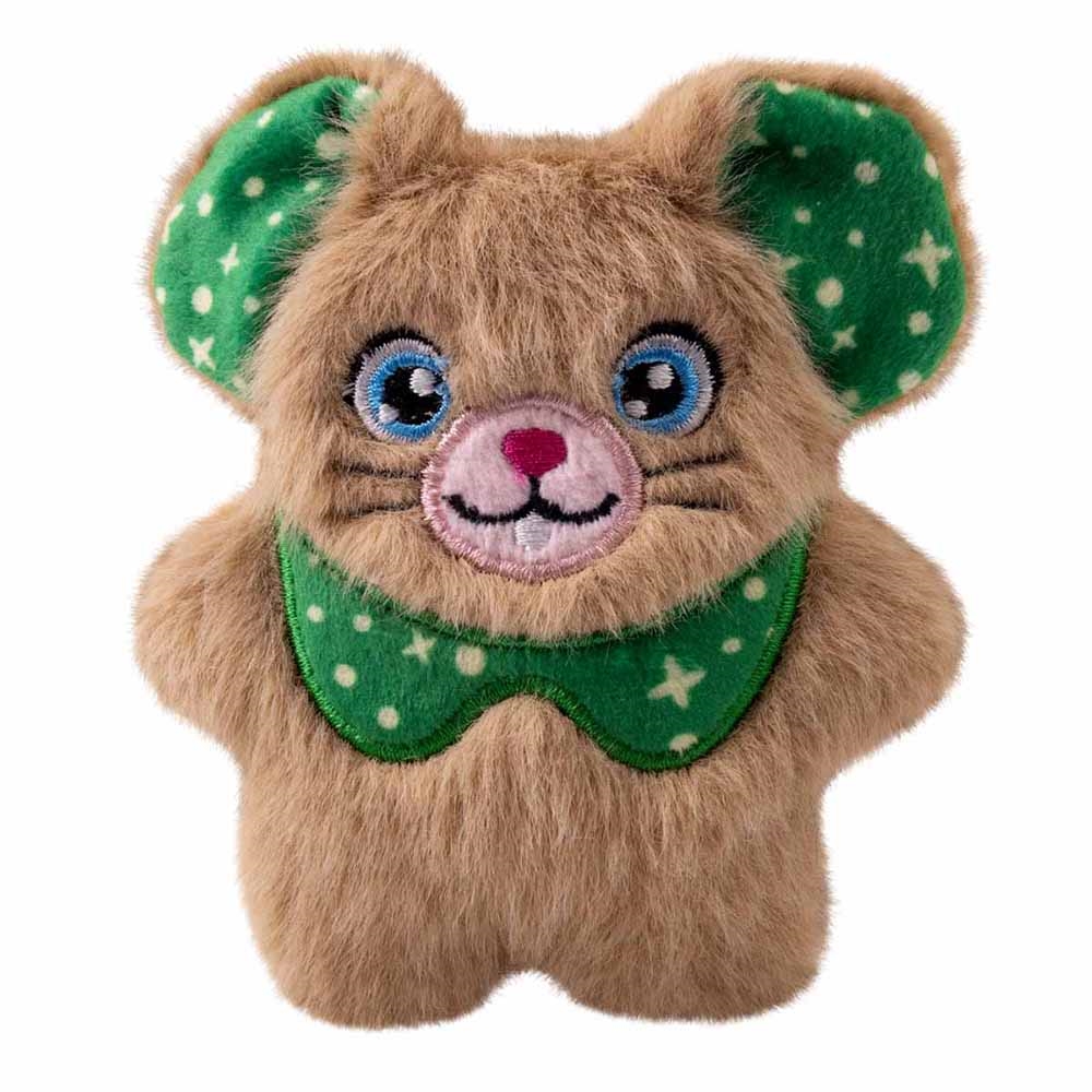 KONG Holiday Cat Snuzzles Mouse Assorterede Brun Julemus