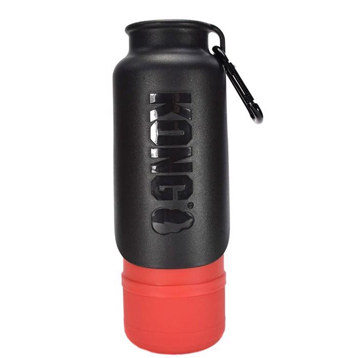 Kong H2O Insulated Drikkeflaske Til Hunden RØD 740ml