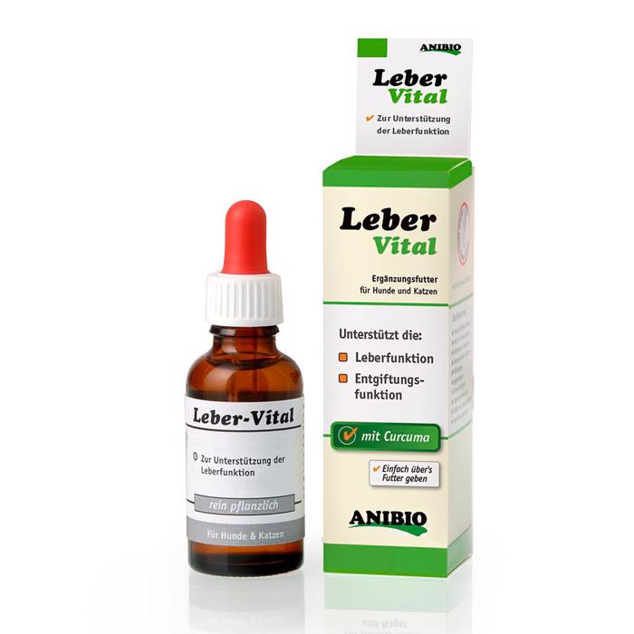 Anibio Lever Vital Støt Hunden eller Kattens Leverfunktion 30ml. 