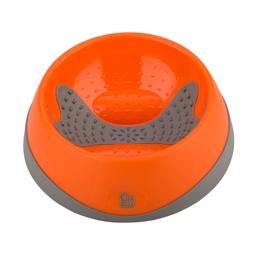 LickiMat OH Bowl Verdens Første Mundhygiejne Skål ORANGE