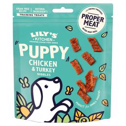 Lily's Kitchen Chicken & Turkey Nibbles for Puppies 70g