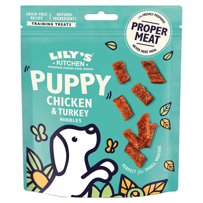 Lily\'s Kitchen Chicken & Turkey Nibbles for Puppies 70g