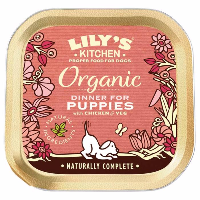 Lily\'s Kitchen Organic Dinner for Puppies Vådfoder til Hvalp 150g