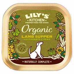 Lily's Kitchen Organic Lamb Supper Vådfoder Til Voksne Hunde 150g