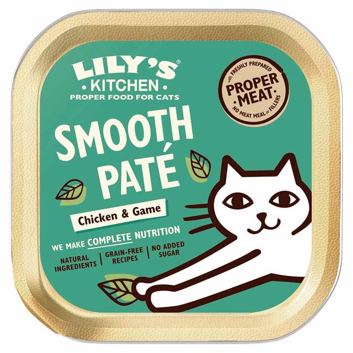 Lily\'s Kitchen Katte Vådfoder Smooth Paté Chicken & Game 85g