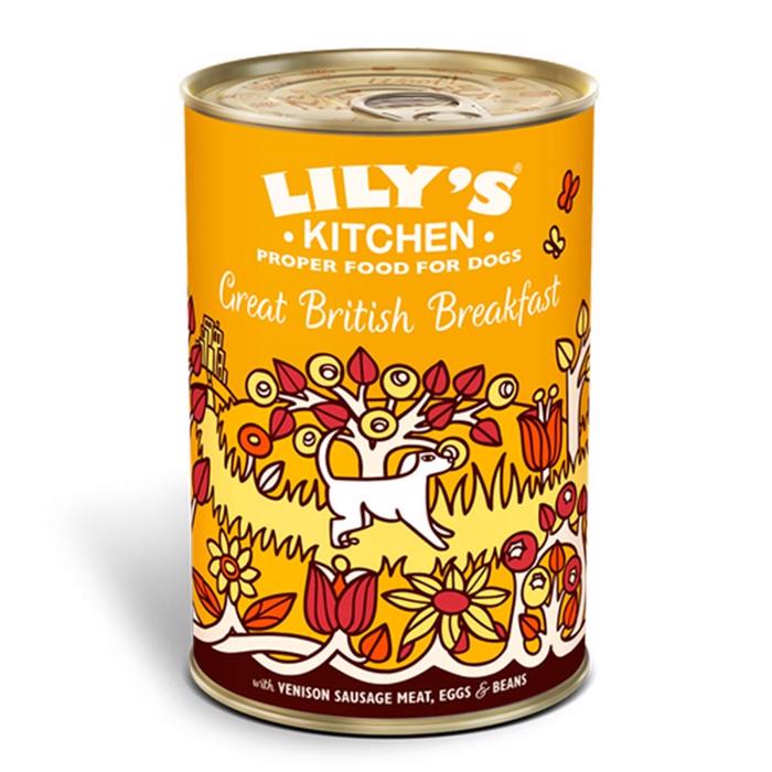 Lily\'s Kitchen Vådfoder Til Voksne Hunde Great British Breakfast 400g