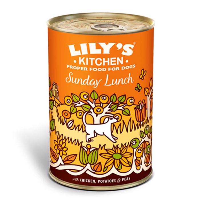 Lily\'s Kitchen Vådfoder Til Voksne Hunde Sunday Lunch 400g