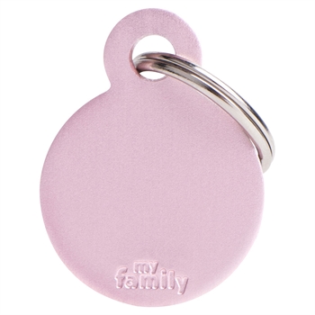 My Family Hundetegn Basic Cirkel i Pink