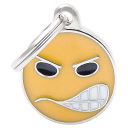 My Family Hundetegn Charms Emoji Angry