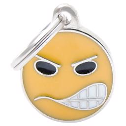 My Family Hundetegn Charms Emoji Angry