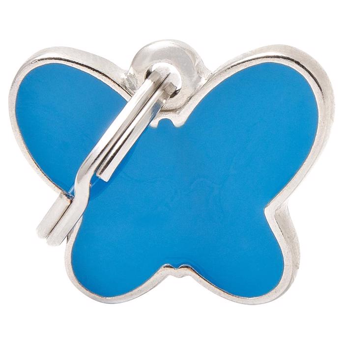 My Family Hundetegn Charms Butterfly Blue