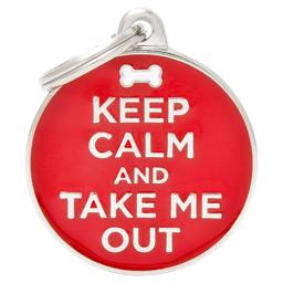 My Family Hundetegn Charms Keep Calm And Take Me Out