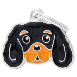 My Family Hundetegn Med Cavalier King Charles Spaniel SORT & BRUN