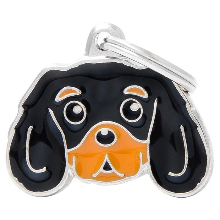 My Family Hundetegn Med Cavalier King Charles Spaniel SORT & BRUN