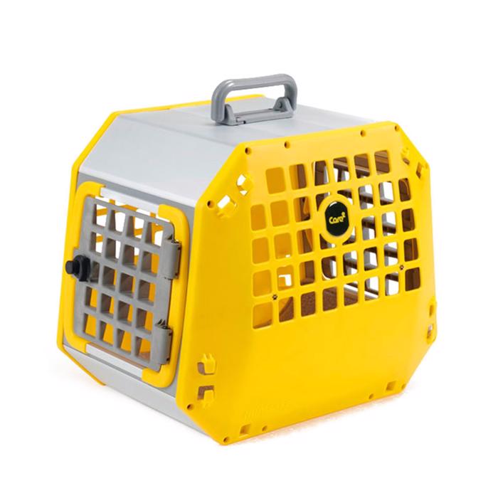 Mimsafe Care2 Yellow Medium Transportabelt Bur Til max 5kg Kæledyr 