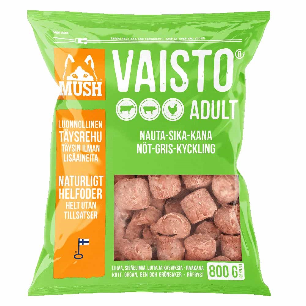 MUSH Barf Vaisto Grøn 800g