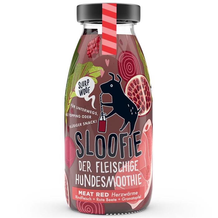 Sloofie Hunde Smoothie Meat Red Herzwärme 250ml