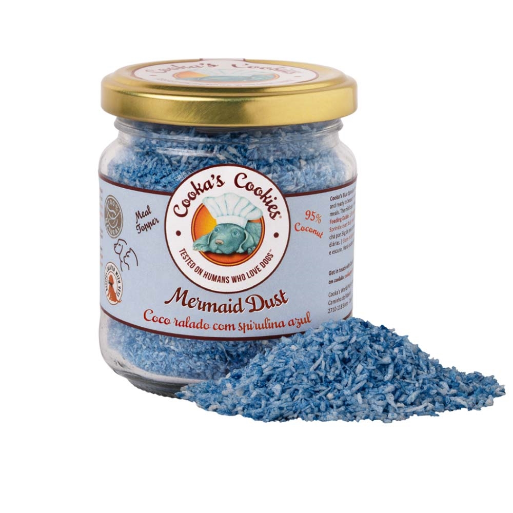 Cookas Cookies Topping & Tilskud Til Hundens Foder Mermaid Dust