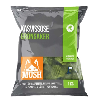 MUSH Barf Frossen Grøntsagsblanding 1 Kg