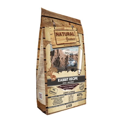 Natural Greatness Ultra Premium Kornfrit KANIN Light & Senior Mini Breed 6kg