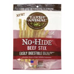 Earth Animal No-Hide Stix Dog American Beef 10 Pack